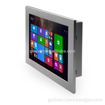 15''aluminium alloy frame 4*USB 4*COM All In One Industrial Touch Screen Panel PC Price 2 lan